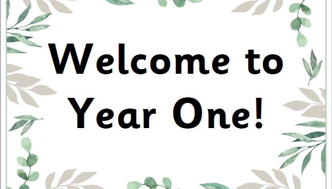 Welcome to Year One