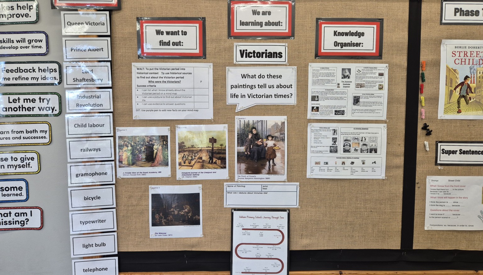 Victorian History Display