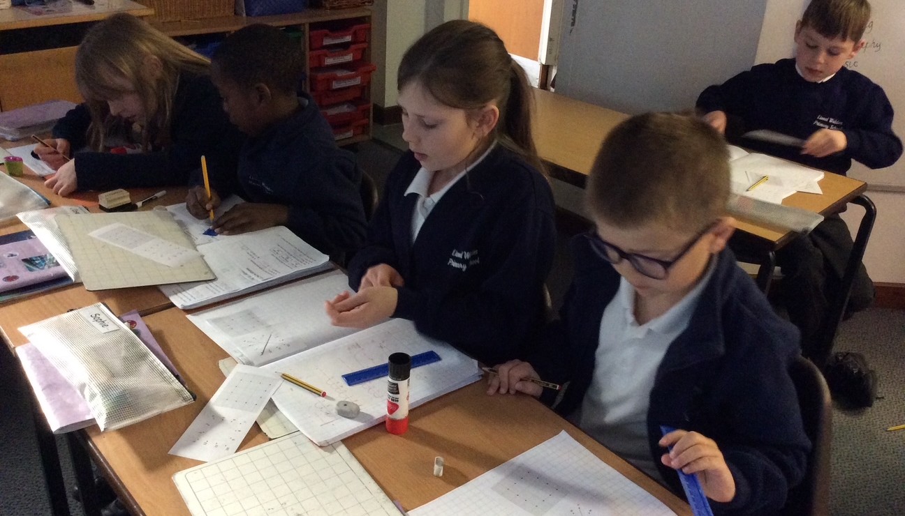 Year 6 taking part in the Pi world record challenge!
