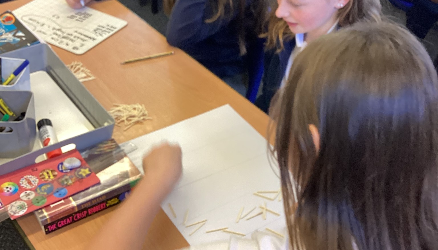 Year 6 taking part in the Pi world record challenge!