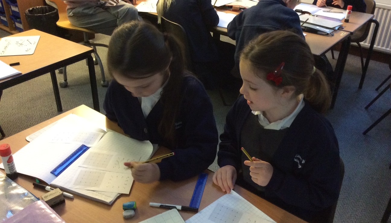 Year 6 taking part in the Pi world record challenge!