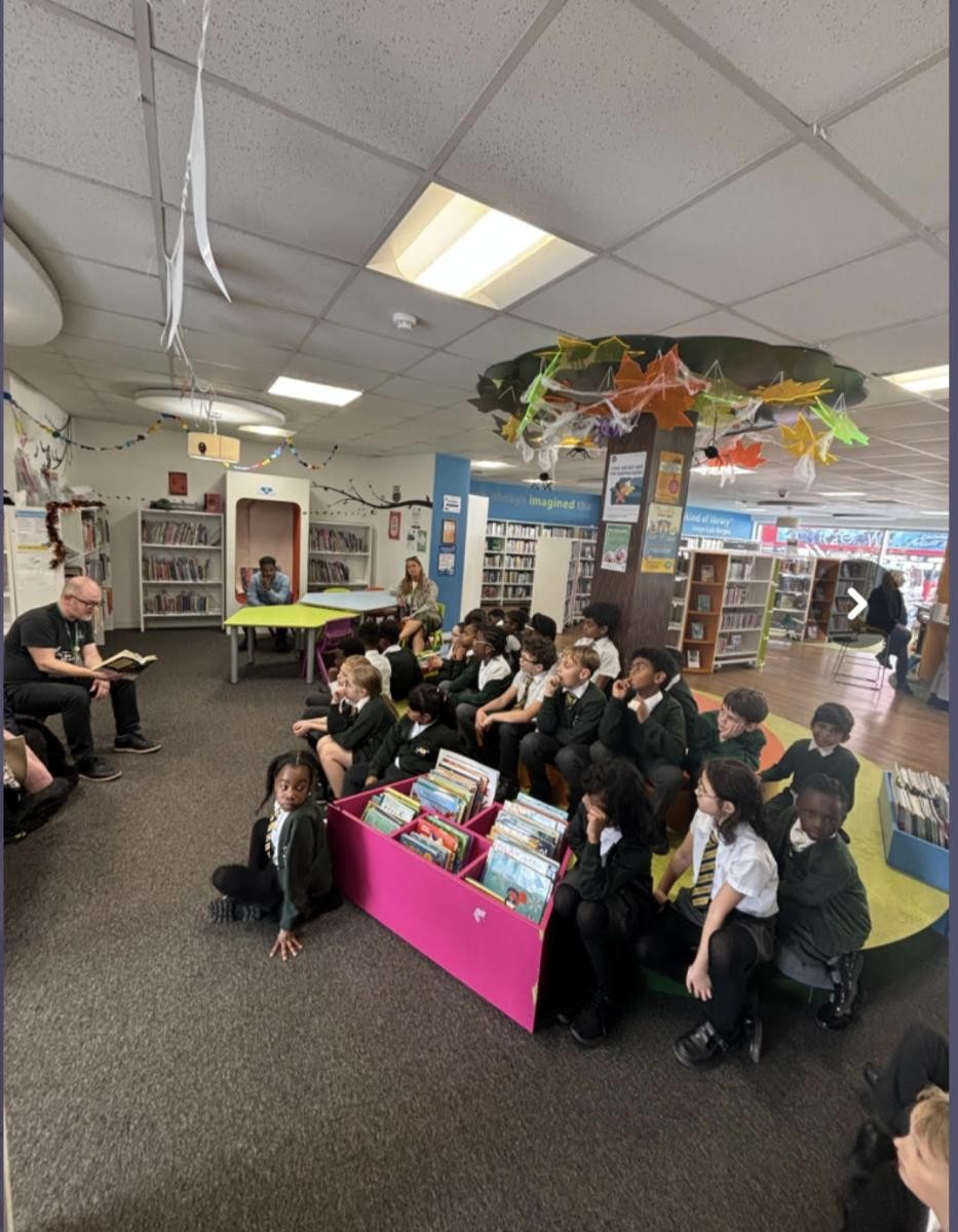 We love having the opportunity to visit our local library so often. We enjoyed hearing poems linked to our English unit. 