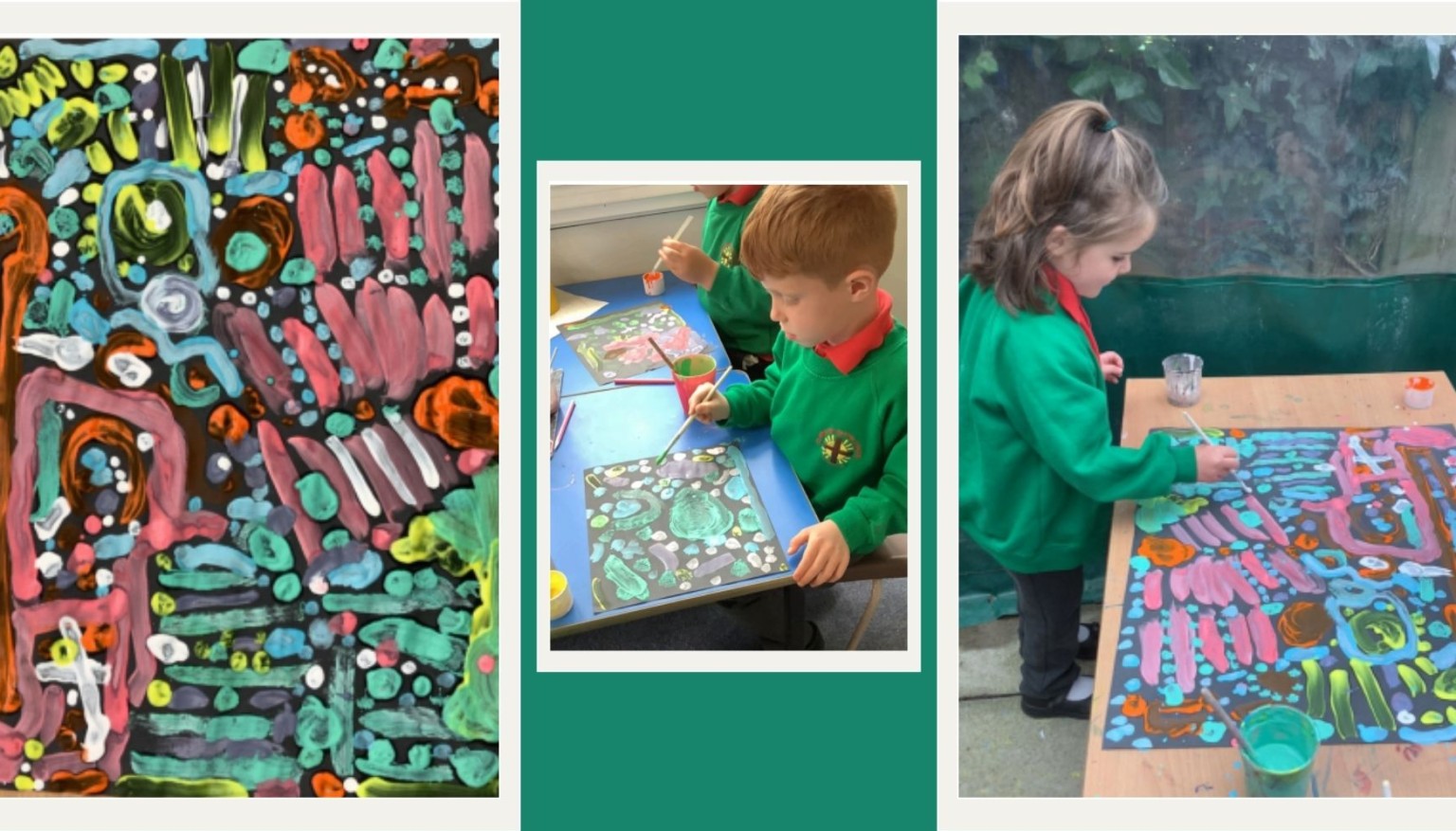 Reception children's artwork