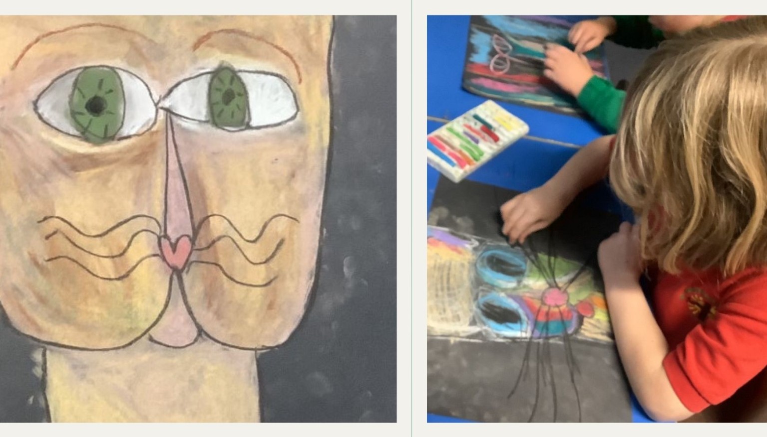 Soft pastel - in art club 