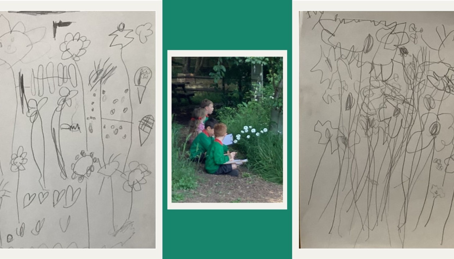 Year 1 - pencil drawings