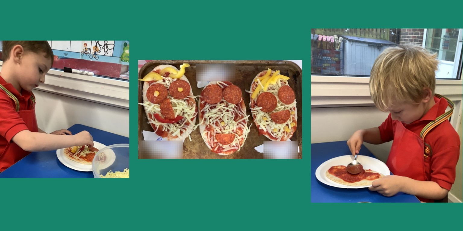 Creating a pizza