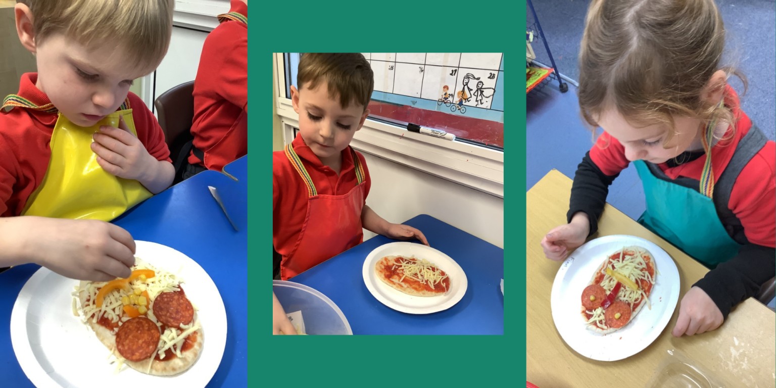 Creating a pizza