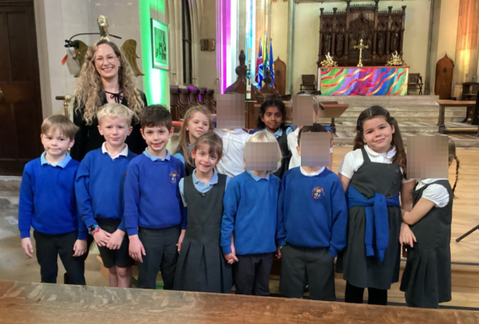 We loved taking part in the North Leamington Singing festival where we learned songs to sing with other schools in the area!