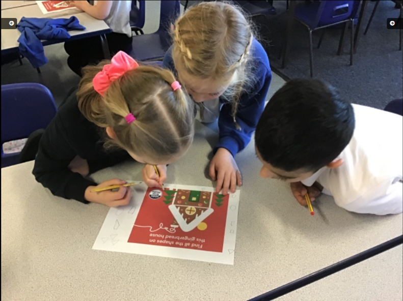 Another problem was a 2D shape problem. 