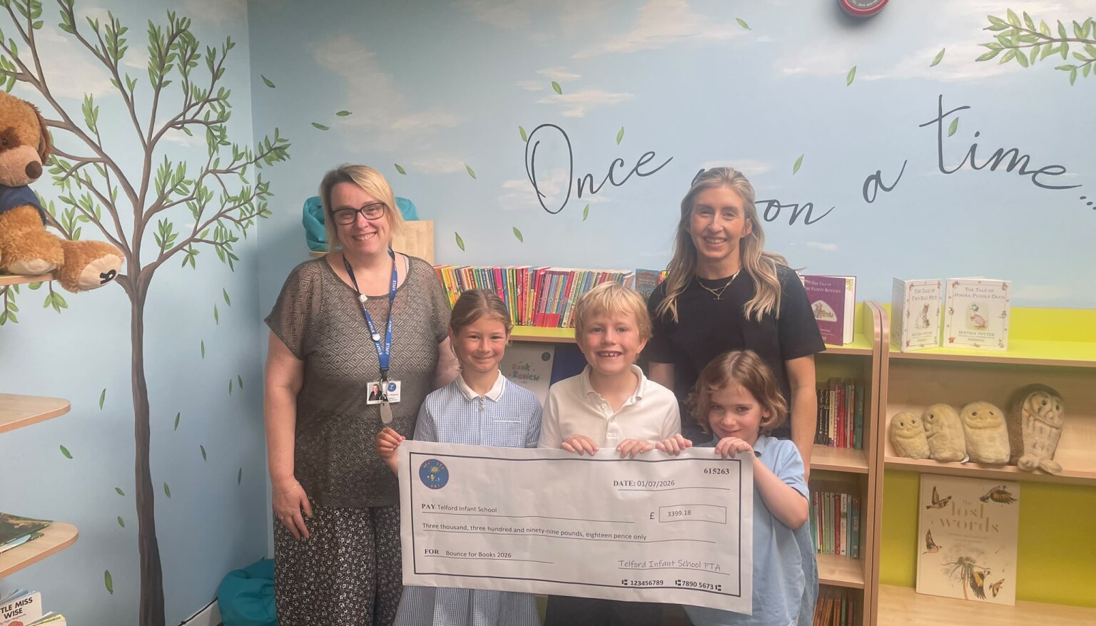 Bounce for books cheque