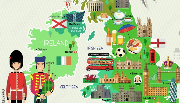 Map of The UK