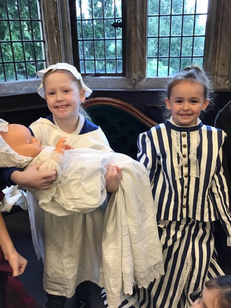 Year 2 experiencing a Victorian way of life at St John's House.