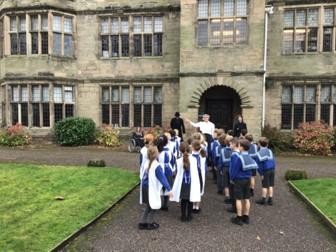 Year 2 experiencing a Victorian way of life at St John's House.