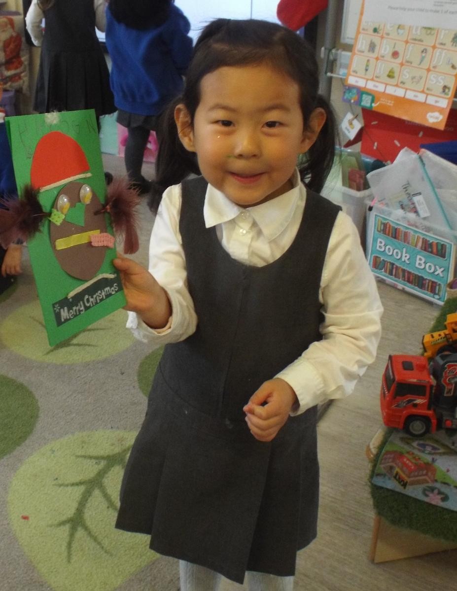 Making a Christmas card