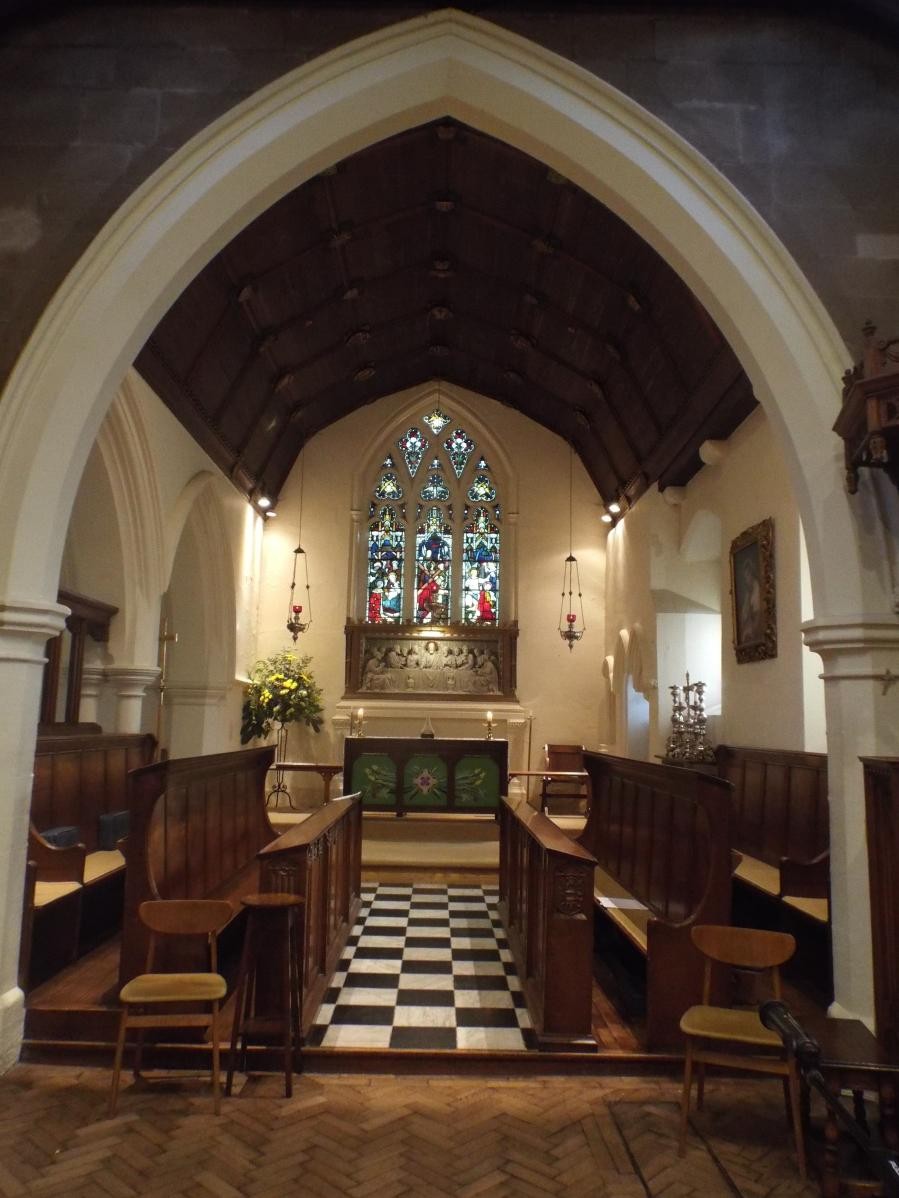 Inside St Mary's Magdalene Church