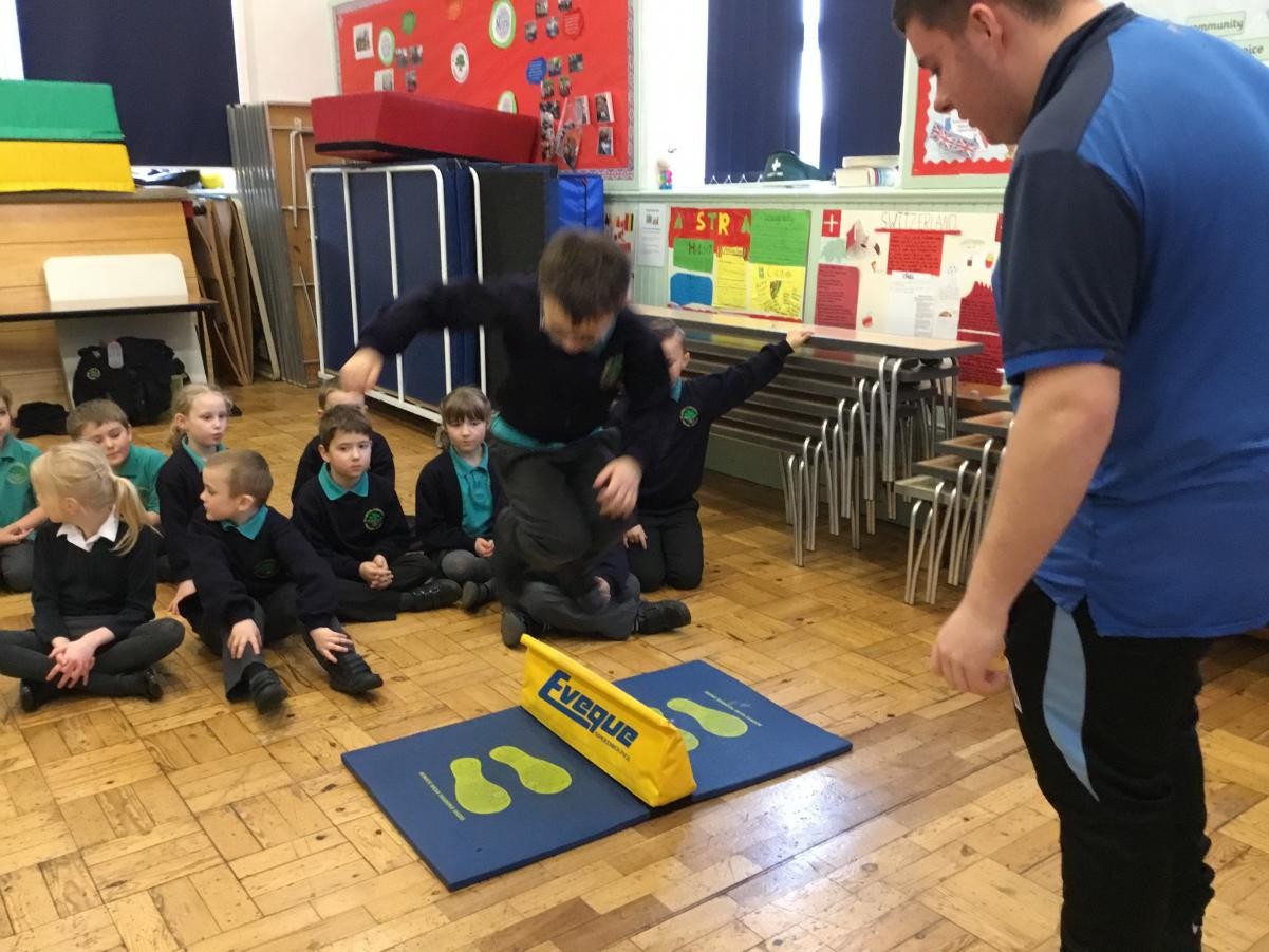 Practising our jumping