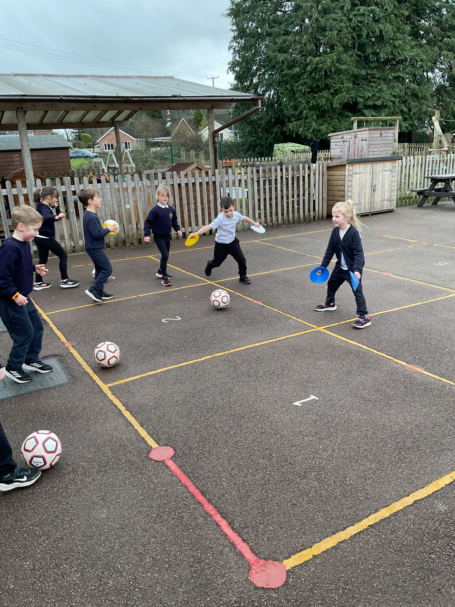 We played lots of games!