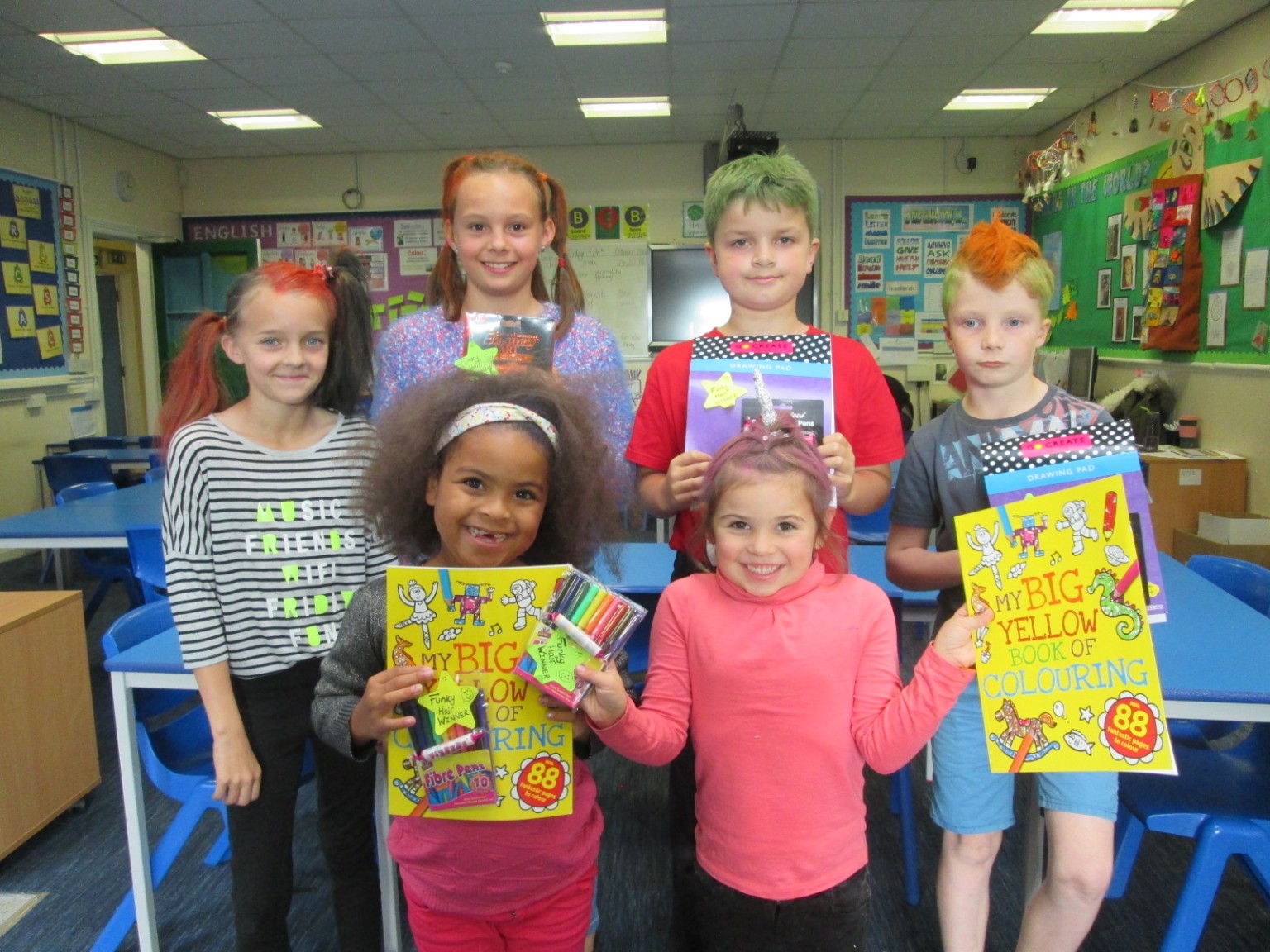 We support national and local charities.