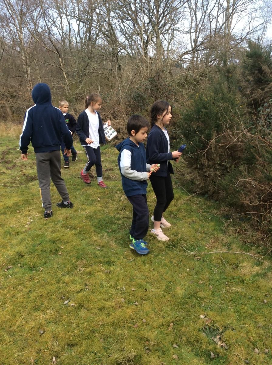 We searched form hidden packages and in teams found one of each colour negotiating with other teams until everyone had all 6