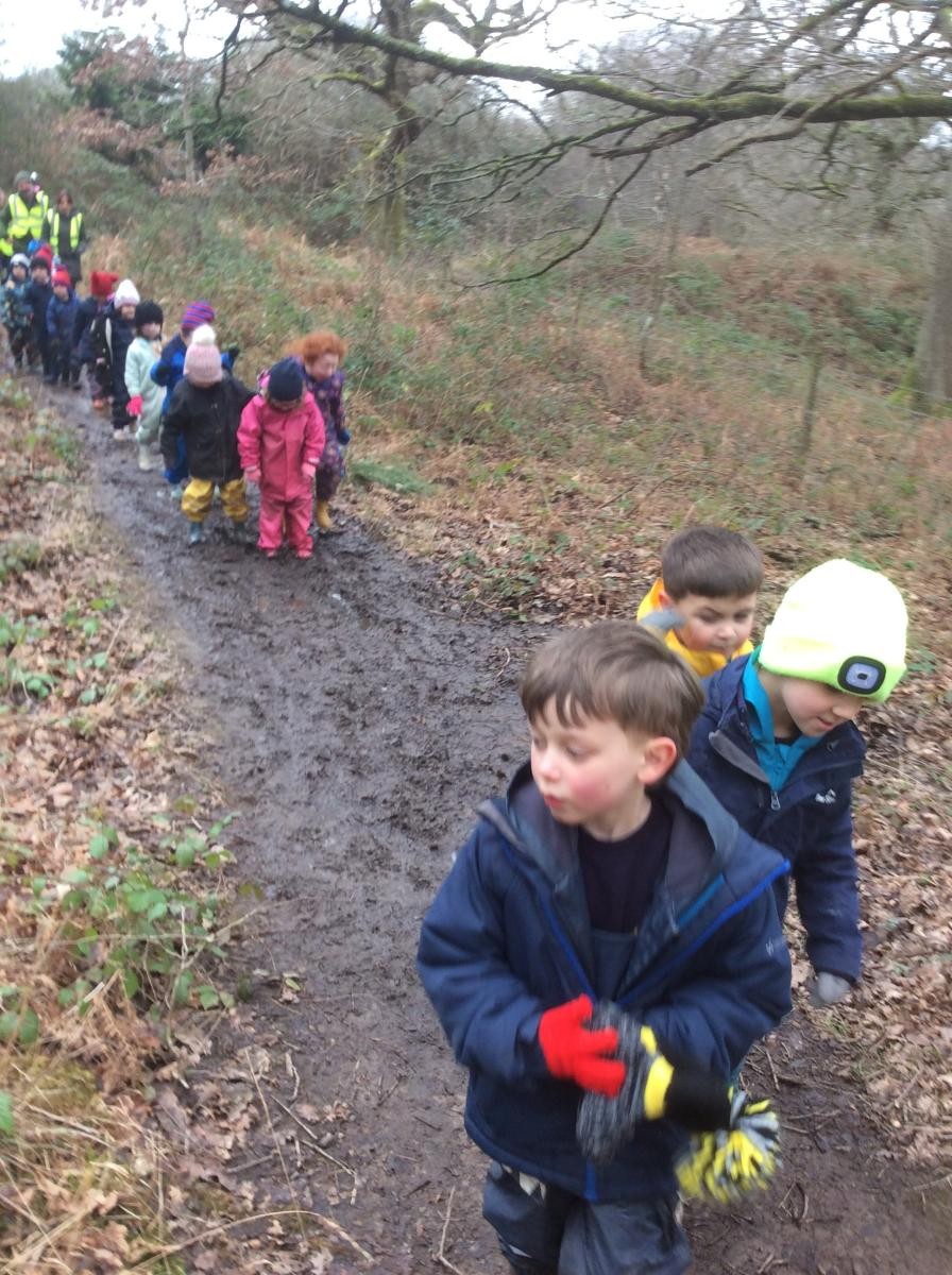 Some lovely squidgy mud on the way.