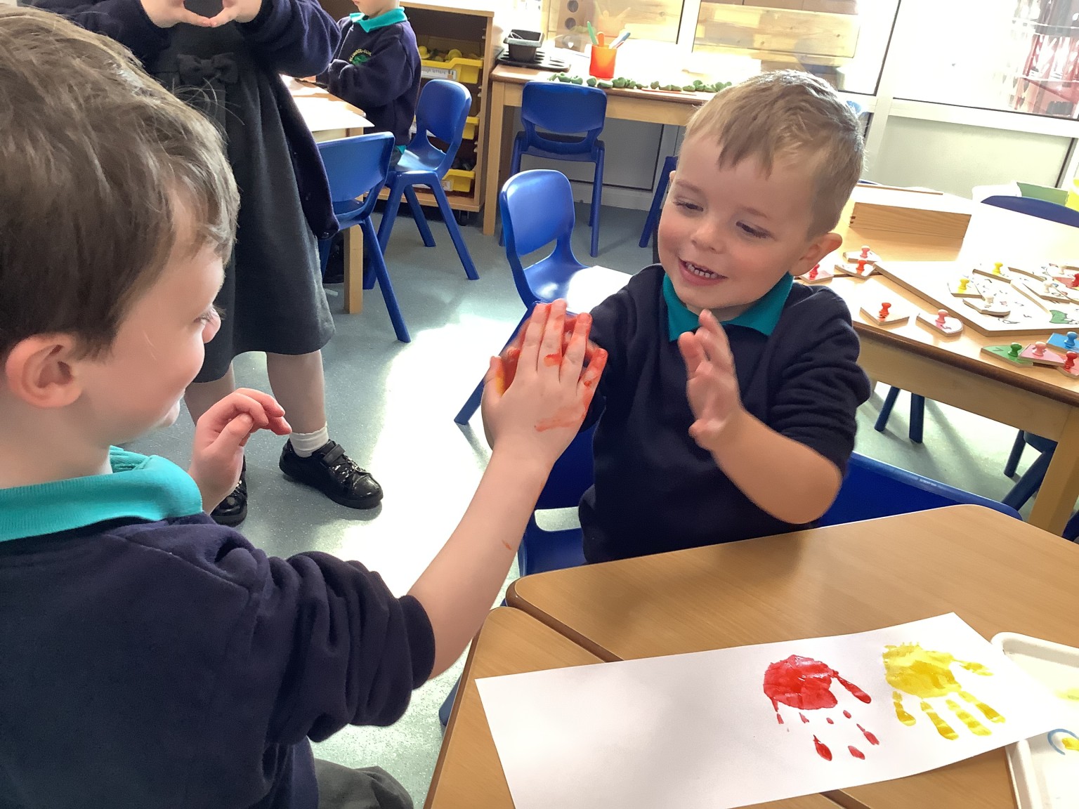 Colour mixing