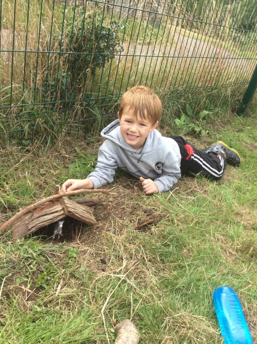 Final shelter created by Kobi.