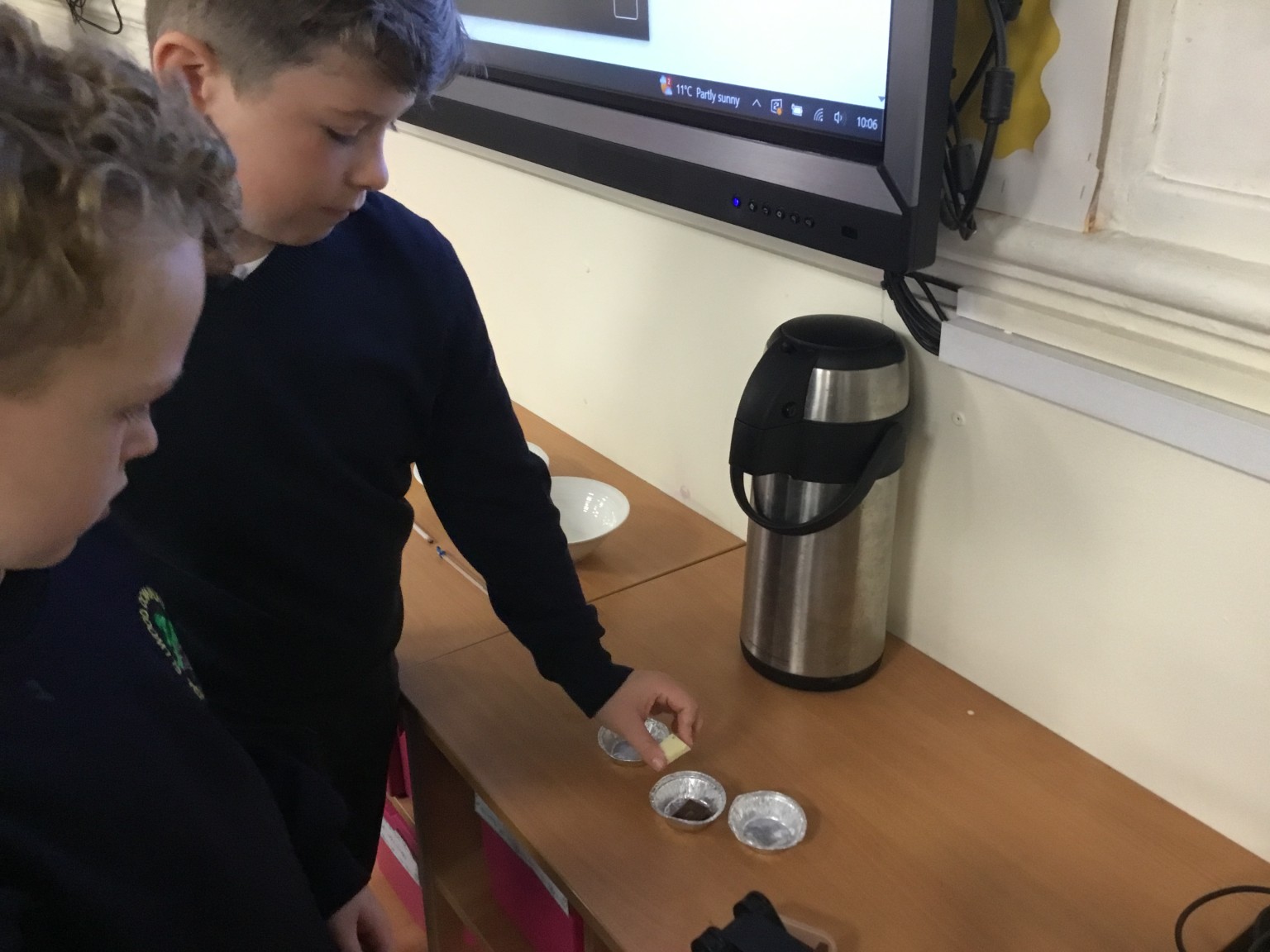 Experimenting with melting