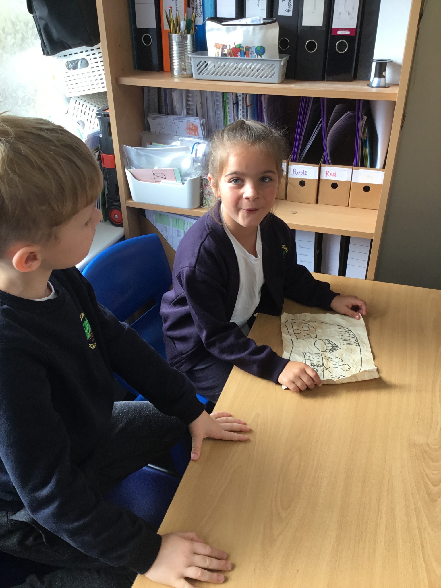 We found a treasure map that led to some pirate treasure!