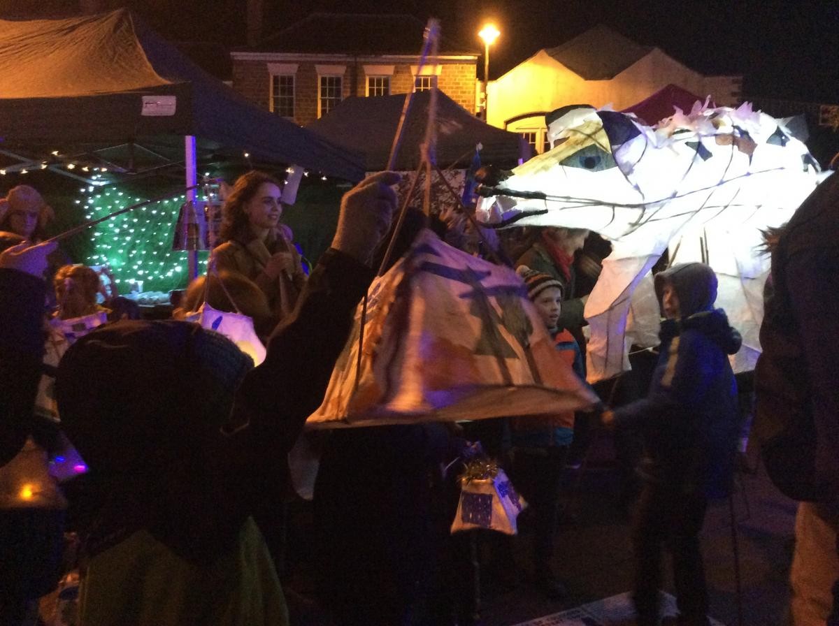 What fun Willow and Sycamore had creating lanterns and taking part in the Coleford lantern festival.
