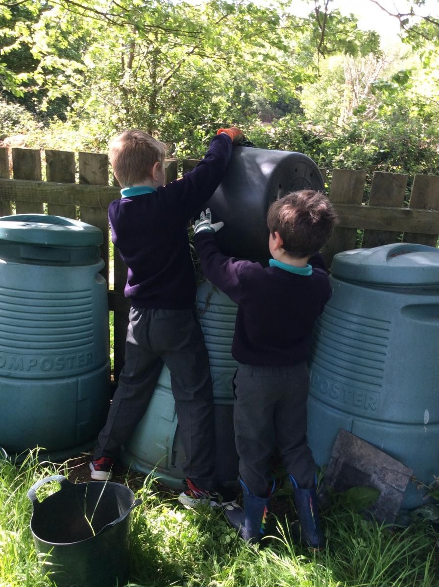 More compost making.