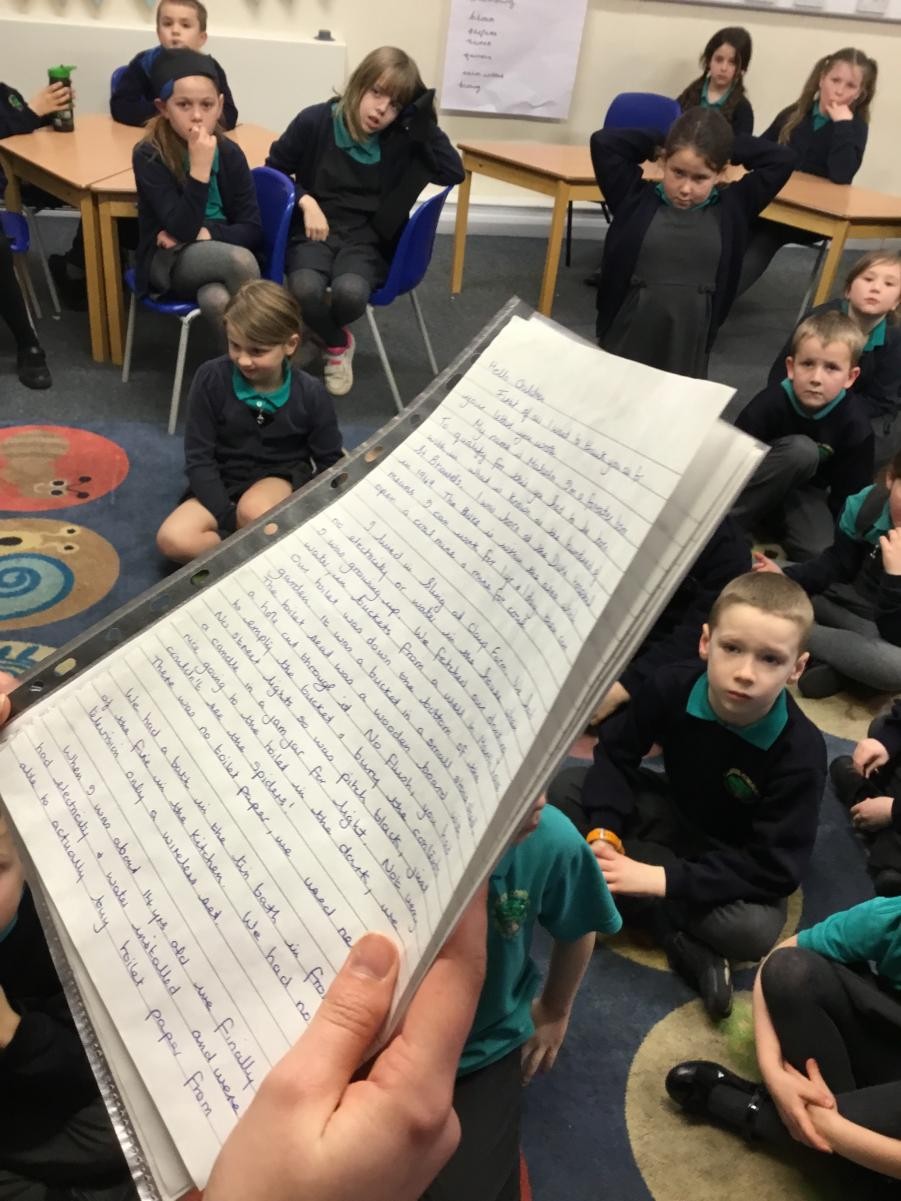 Mr Ball very kindly replied to the children's letters and has wrote a letter answering all of their questions 