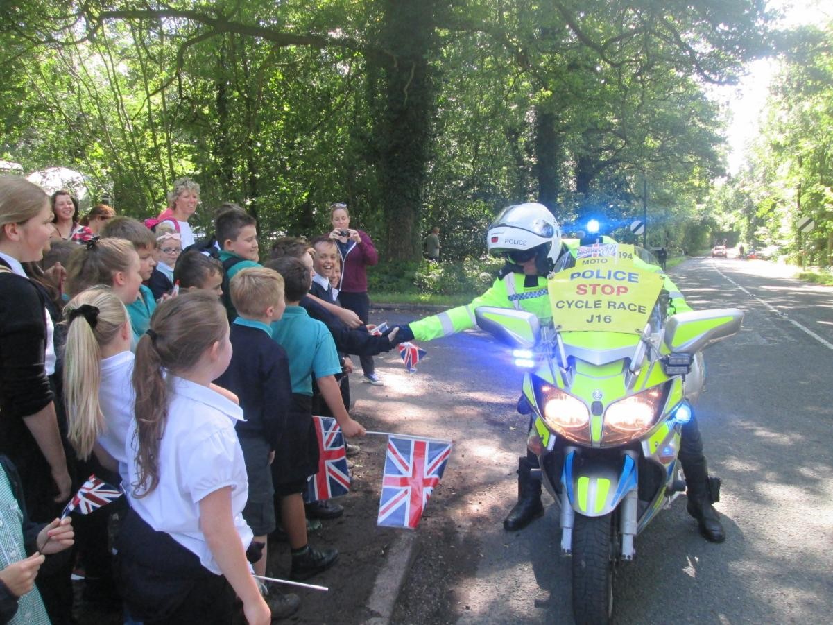 We talked with the police and how they look after our community