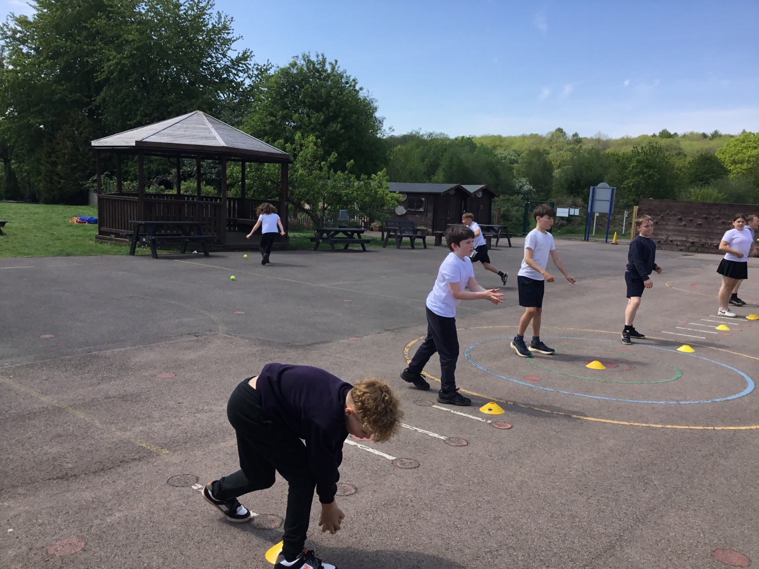 We have been lucky enough to receive coaching from a professional for our Cricket this term: delivering coaching on bat grip and playing stance;  types of hit; fielding skills such as the bookmark catch and the long barrier.