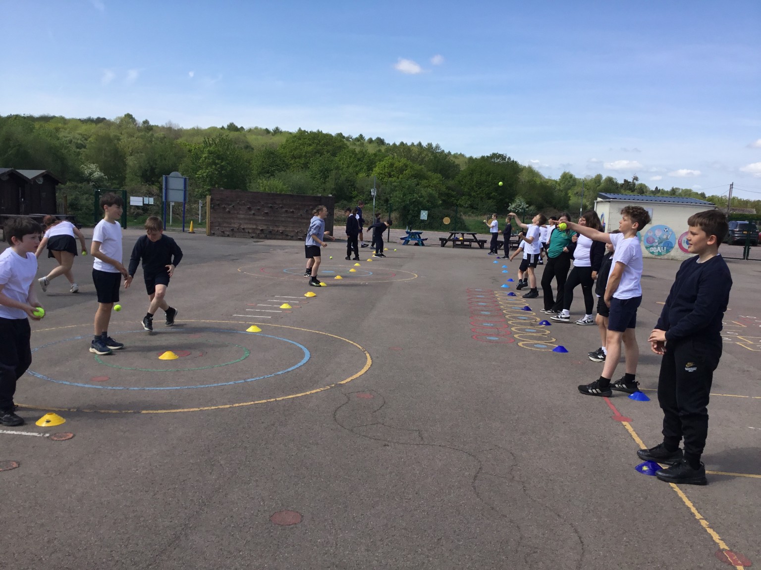 We have been lucky enough to receive coaching from a professional for our Cricket this term: delivering coaching on bat grip and playing stance;  types of hit; fielding skills such as the bookmark catch and the long barrier.