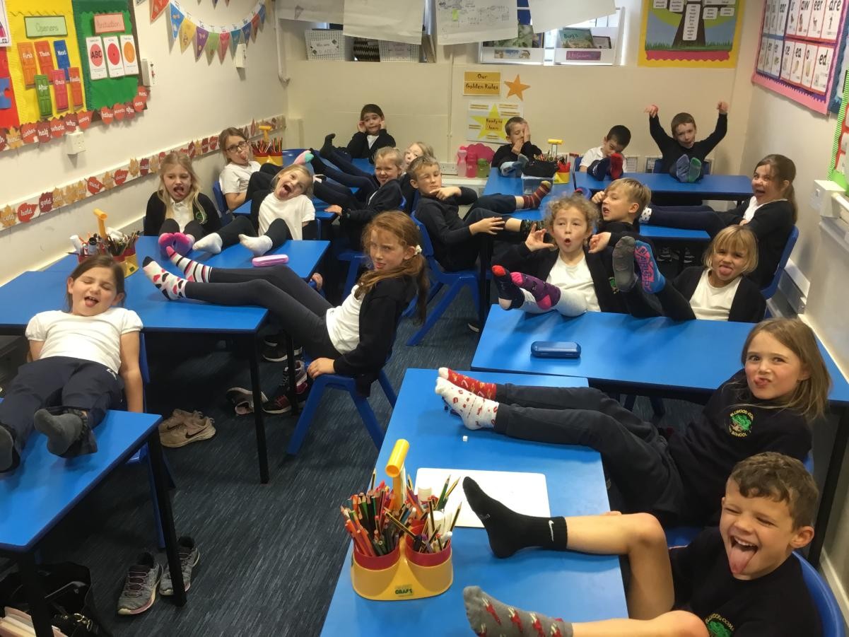 Odd sock day - fundraising and mental health. Recognising that we are all different. 