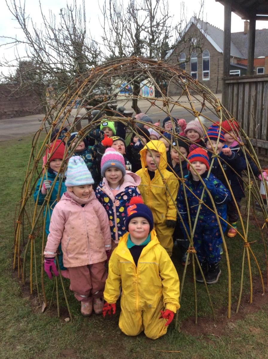 All of Oak Class could fit into our new willow dome.