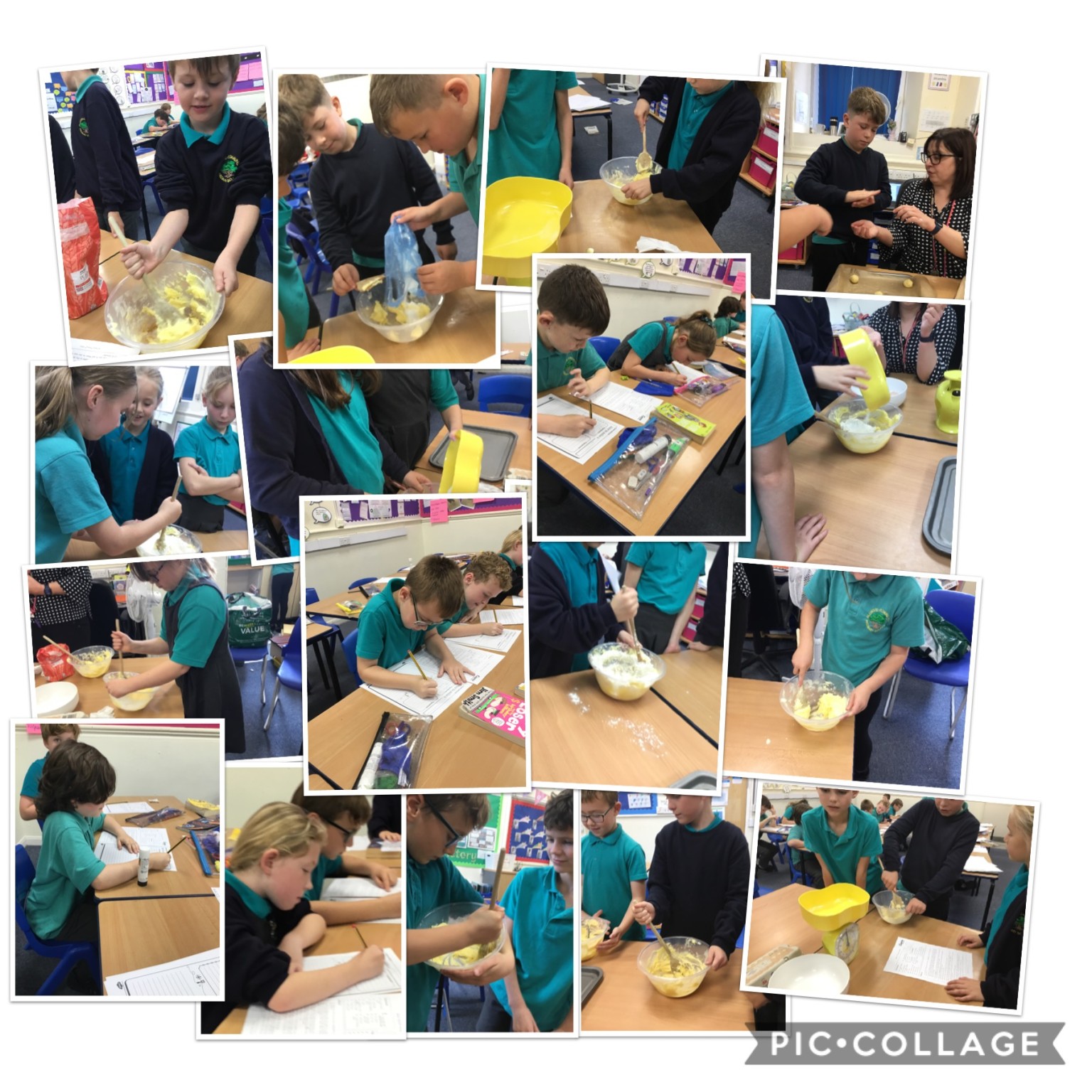 Making basic biscuit recipe