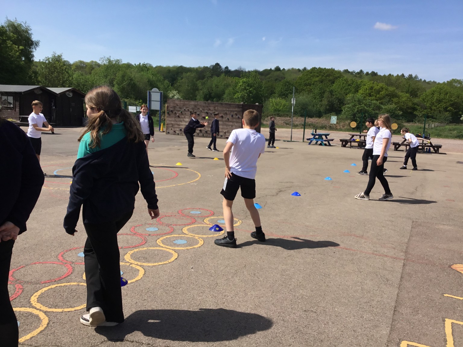 We have been lucky enough to receive coaching from a professional for our Cricket this term: delivering coaching on bat grip and playing stance;  types of hit; fielding skills such as the bookmark catch and the long barrier.