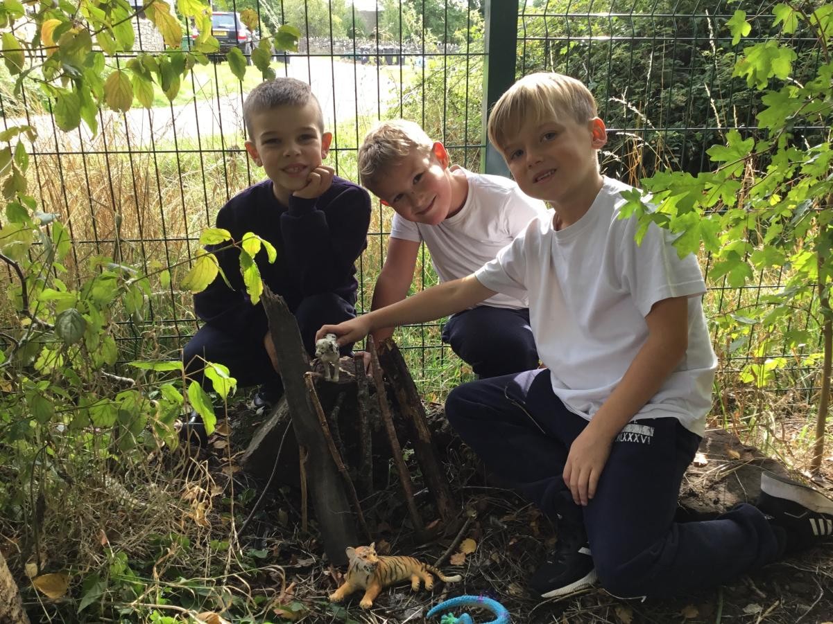 More shelters, developing and trying out ideas.