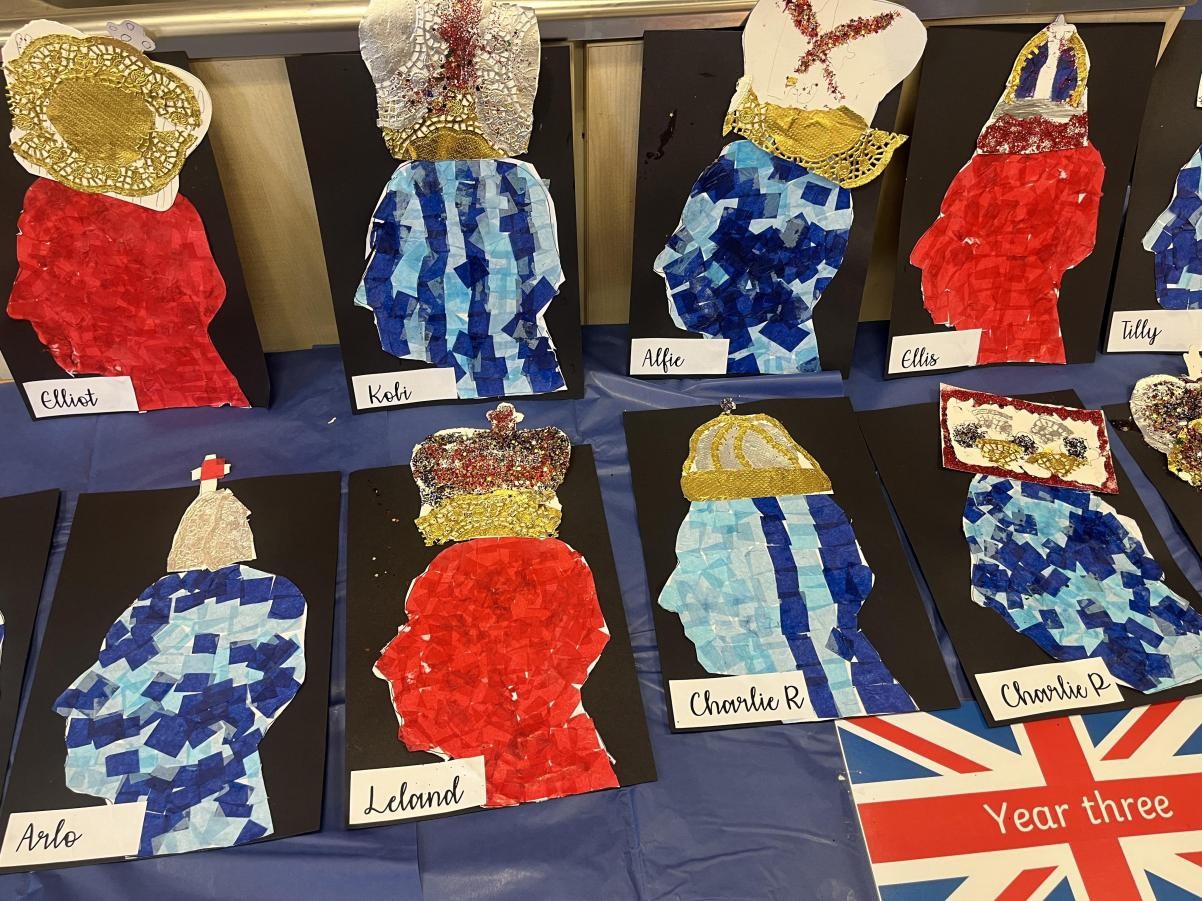 Year Three - King Charles III Silhouettes