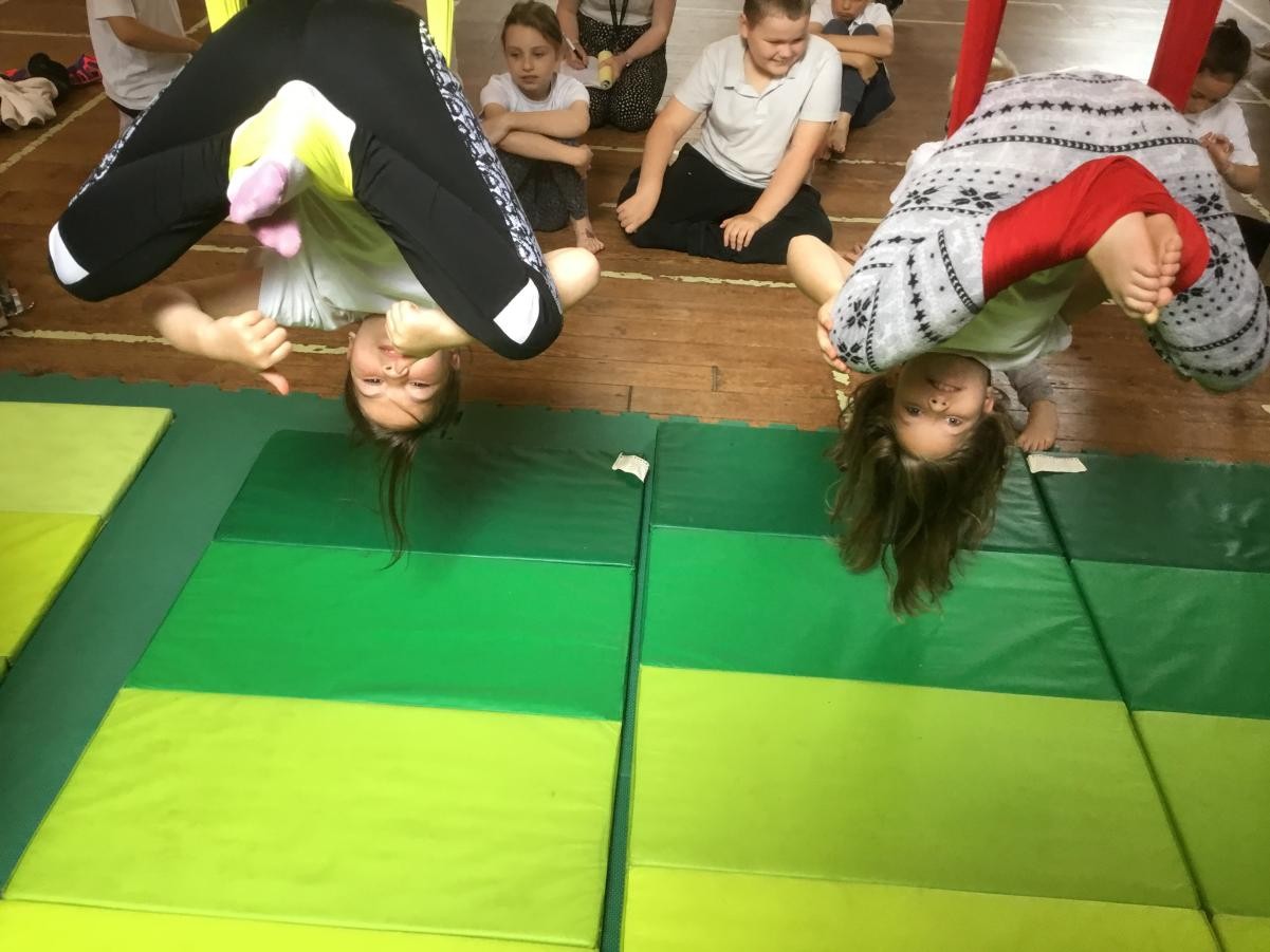 Learning something new - circus skills.