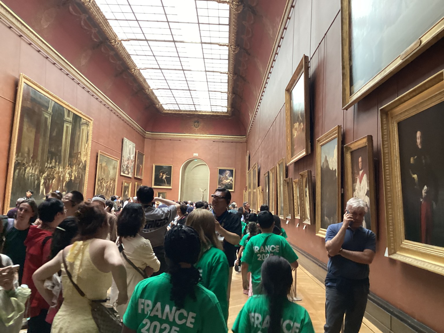 Y5 and Y6 children visiting key Paris landmarks on their international residential