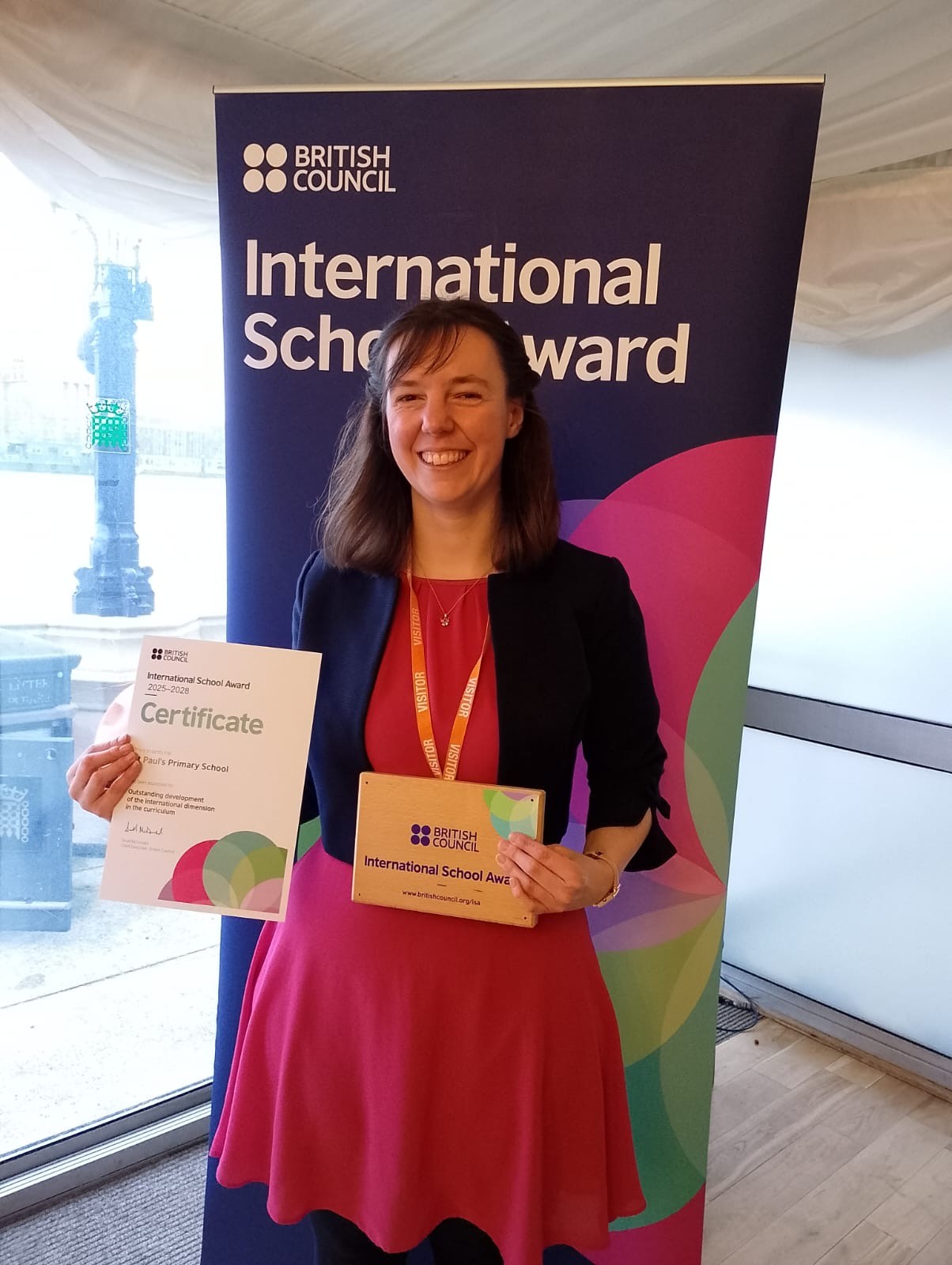 Receiving our International School Award