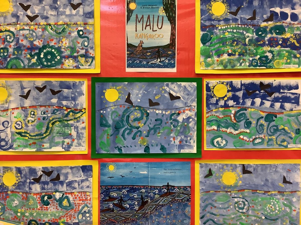 Lovely artwork based on Malu Kangaroo