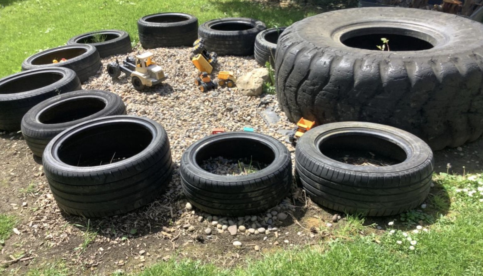 Tyres and diggers