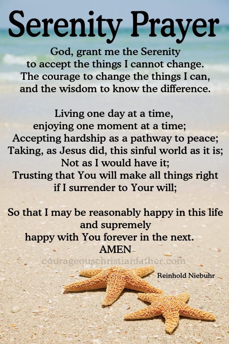 Serenity Prayer