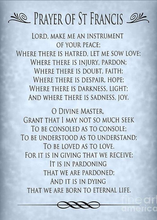 Prayer of St. Francis