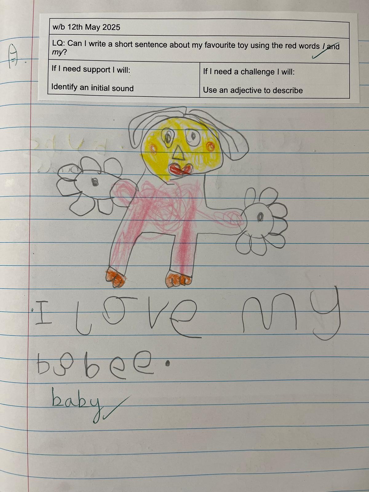 Reception Writing 