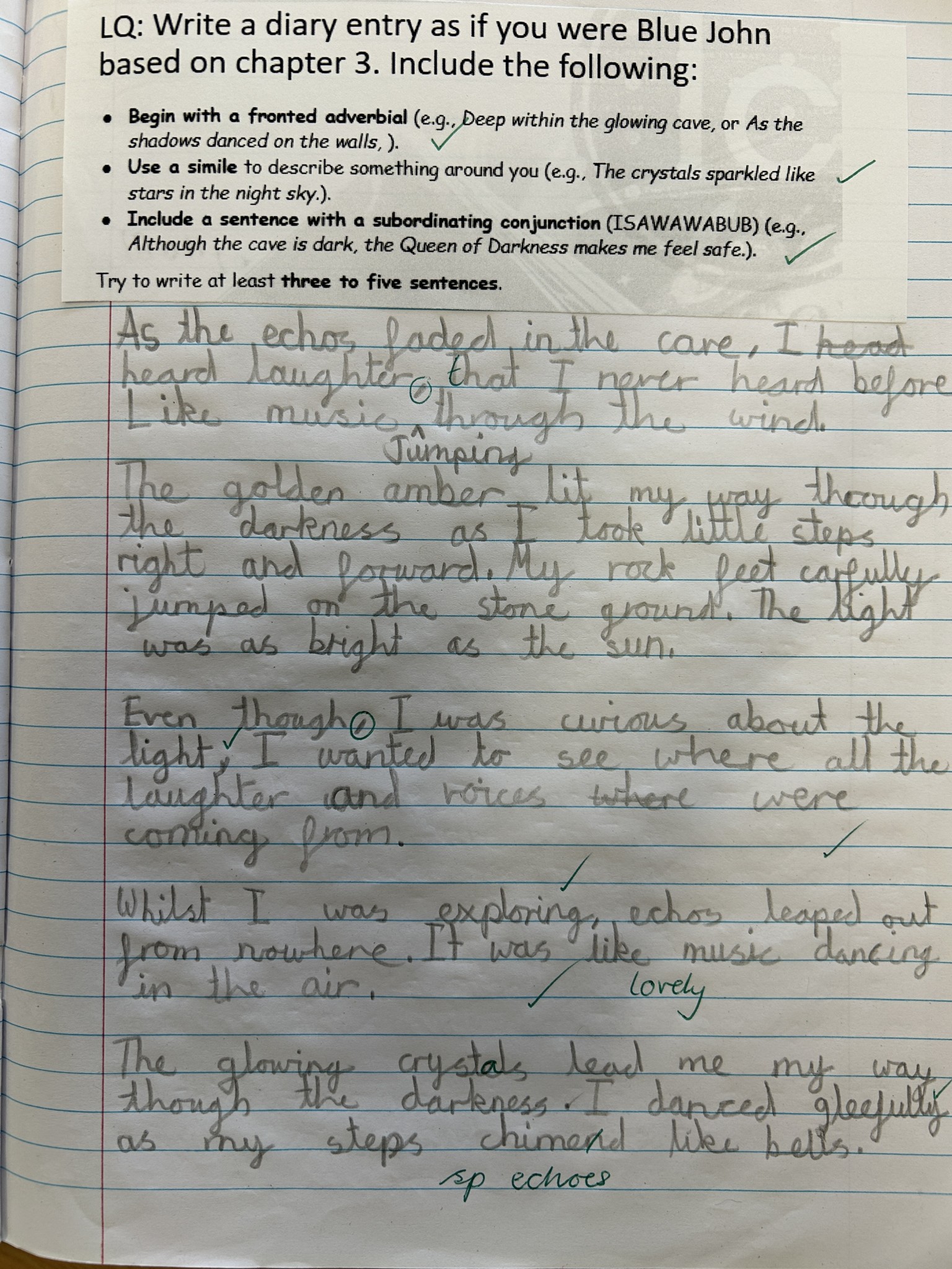 Y4 writing 