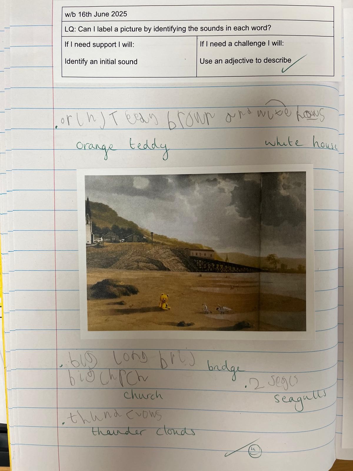 Reception Writing 